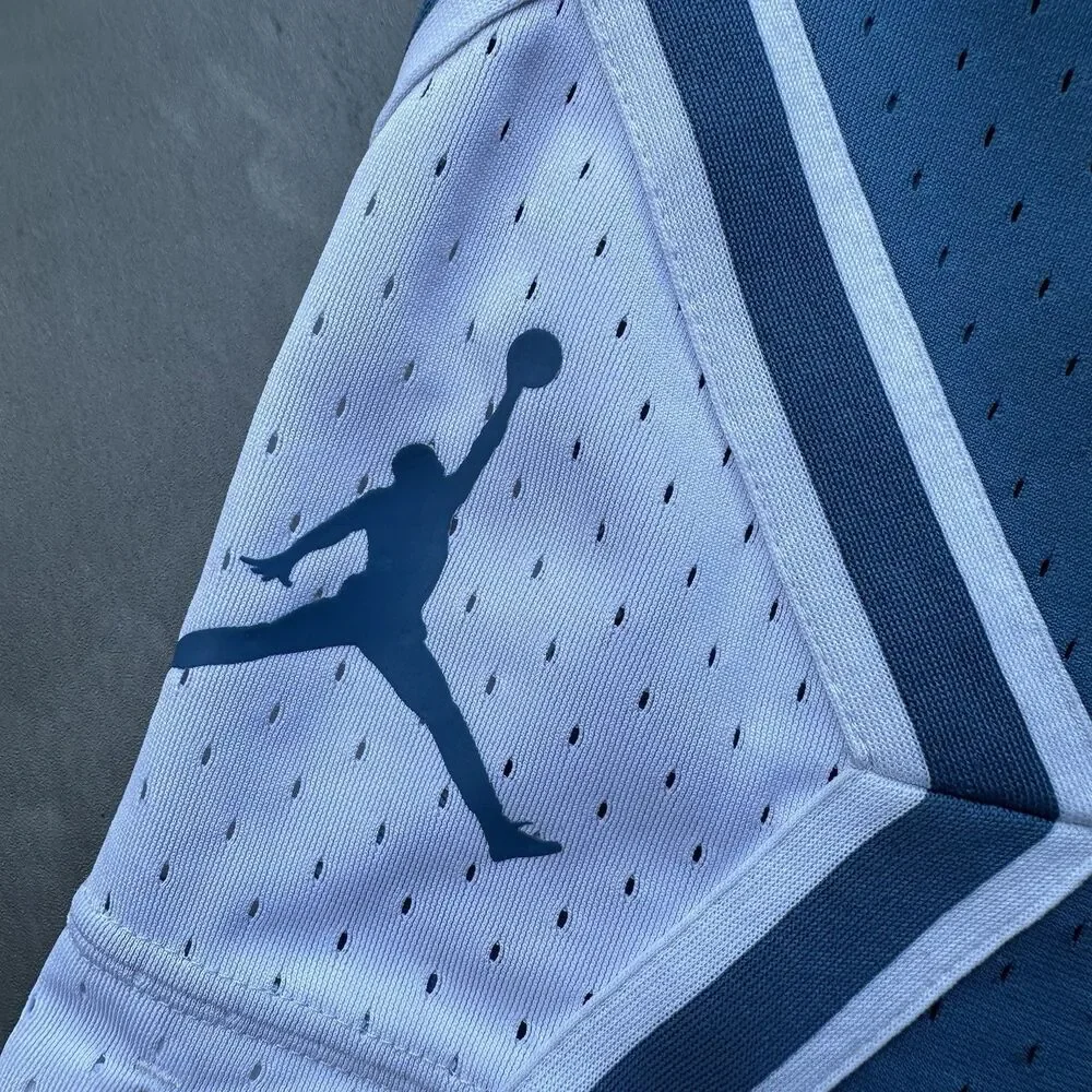 Jordan Nike Diamond Men’s Dri-FIT Basketball Shorts Small DX1487-457 Blue White